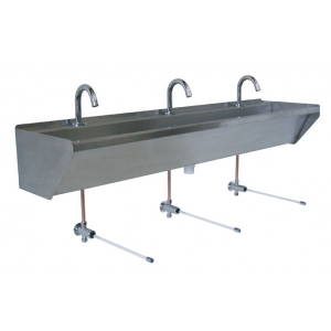 Stainless Steel Wash Trough Ontario Tap Landing